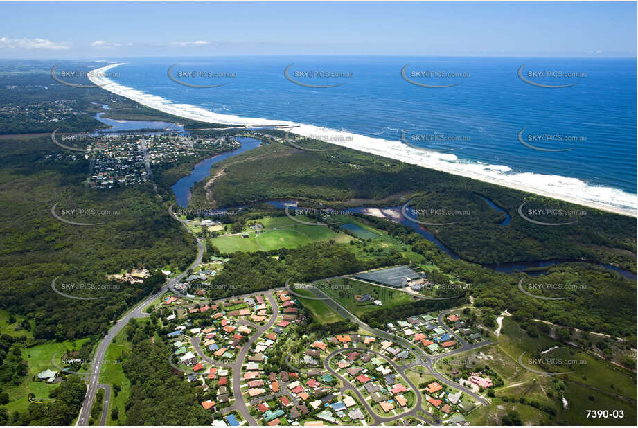 Aerial Photo Brunswick Heads NSW Aerial Photography