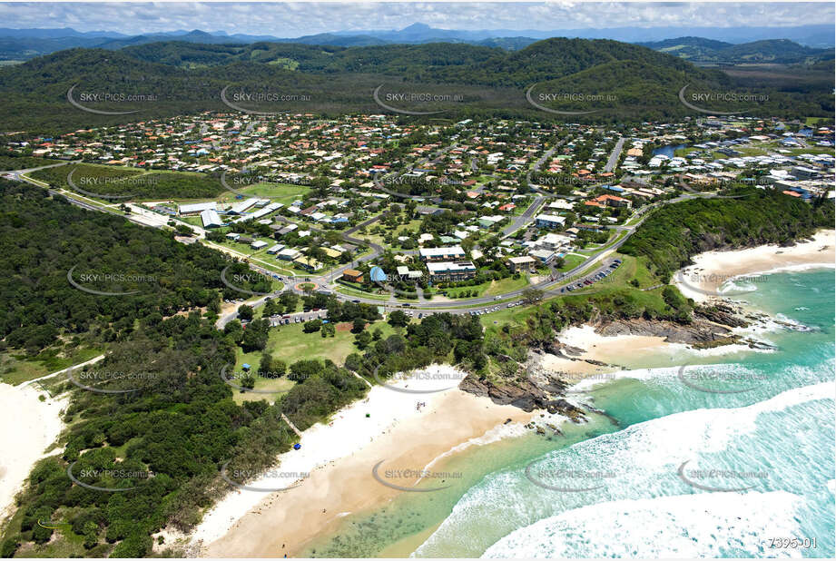 Aerial Photo Cabarita Beach / Bogangar NSW Aerial Photography