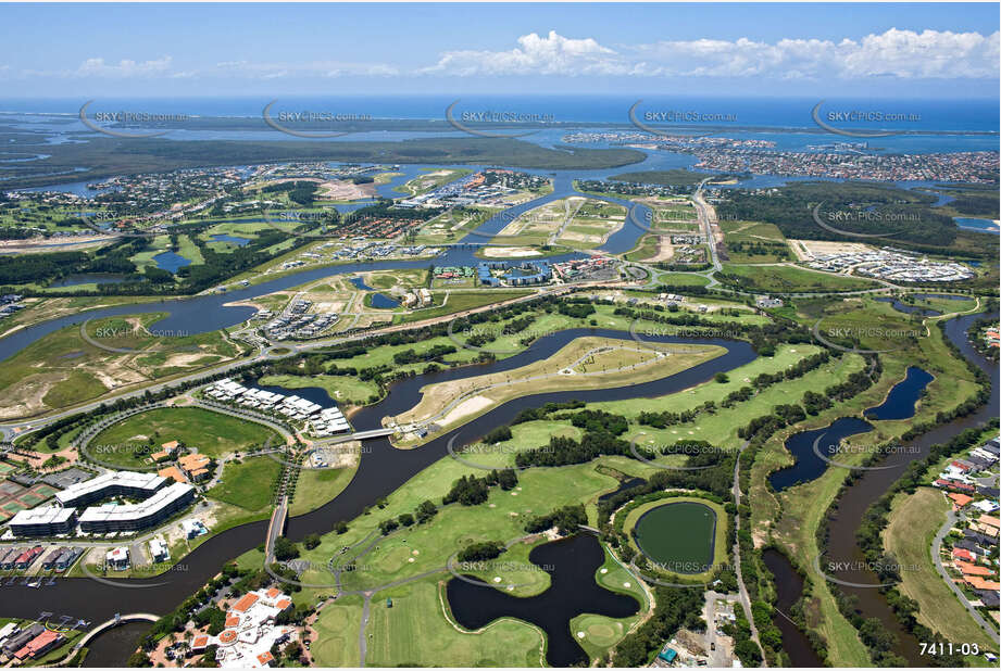 Aerial Photo Hope Island QLD Aerial Photography