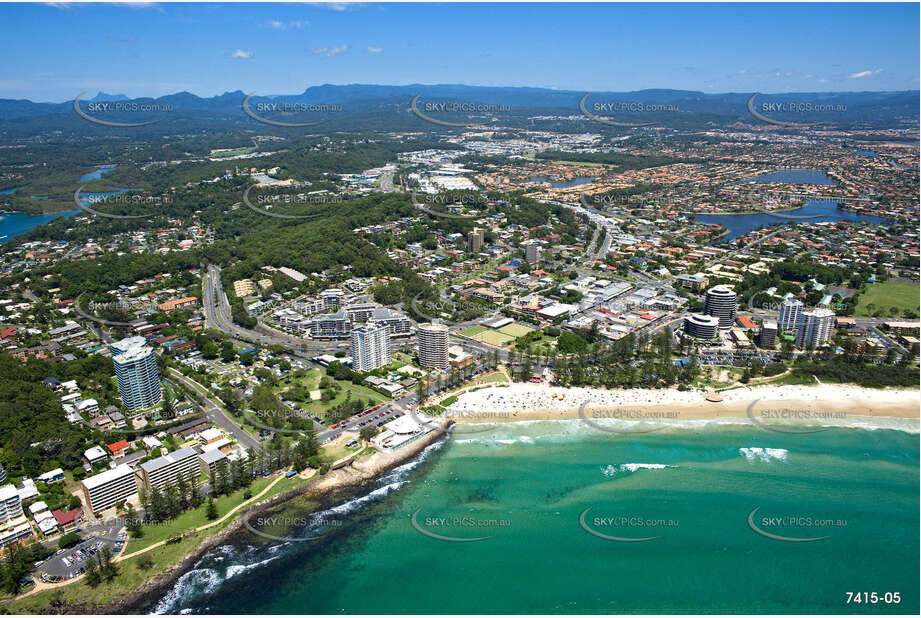 Aerial Photo Burleigh Heads QLD Aerial Photography