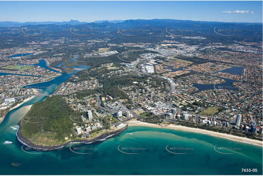 Aerial Photo Burleigh Heads QLD Aerial Photography