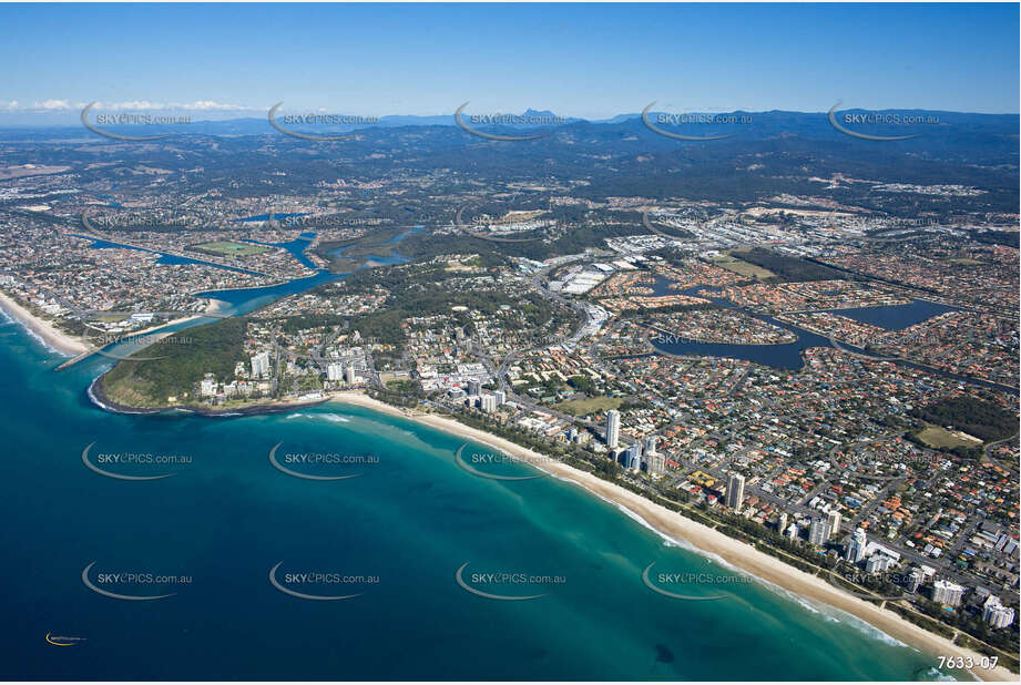 Aerial Photo Burleigh Heads QLD Aerial Photography