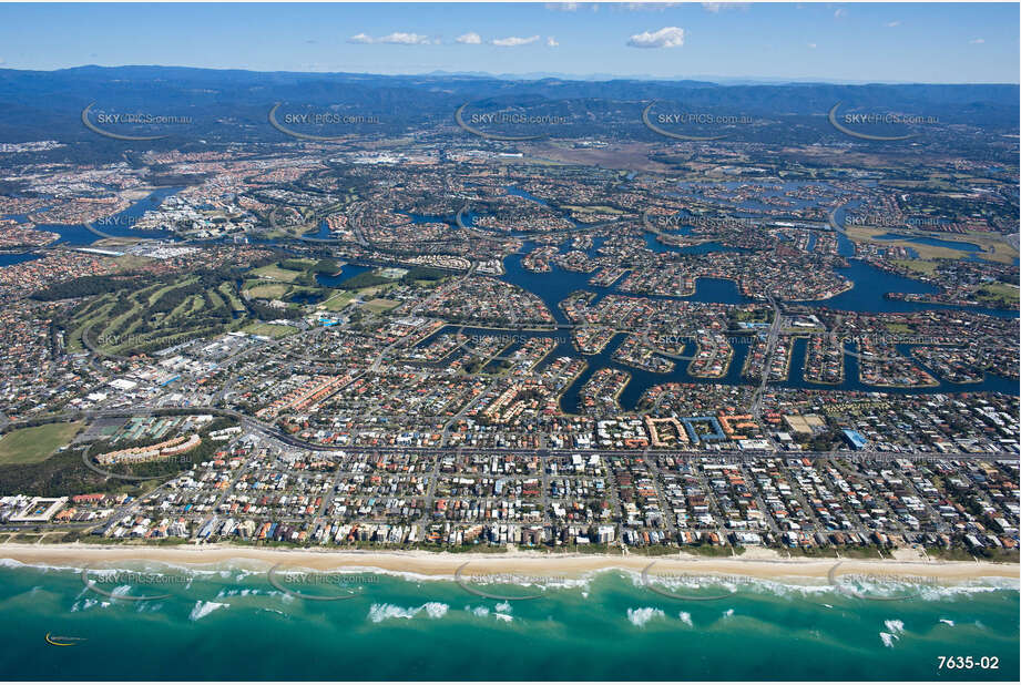 Aerial Photo Mermaid Beach QLD Aerial Photography