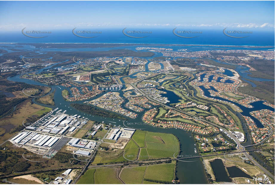 Aerial Photo Hope Island QLD Aerial Photography