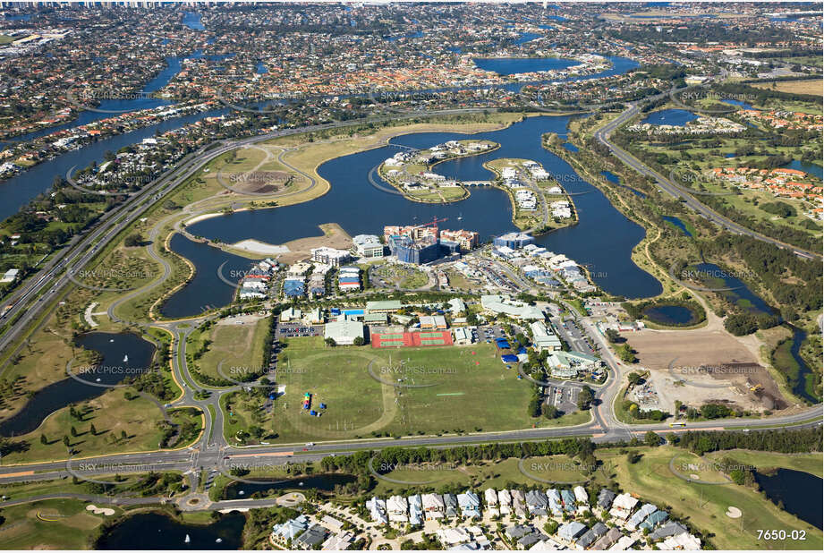 Aerial Photo Carrara QLD Aerial Photography