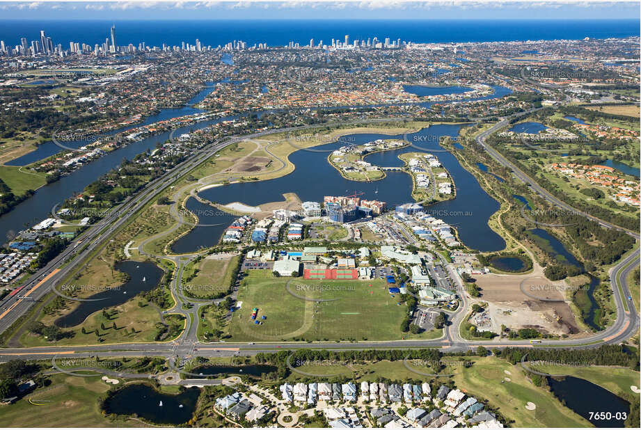 Aerial Photo Carrara QLD Aerial Photography