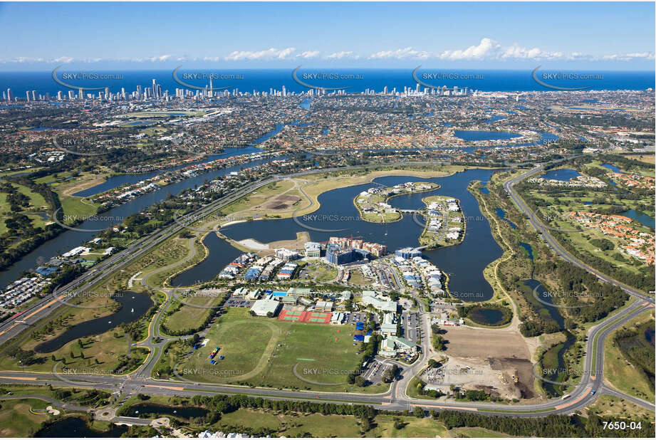 Aerial Photo Carrara QLD Aerial Photography