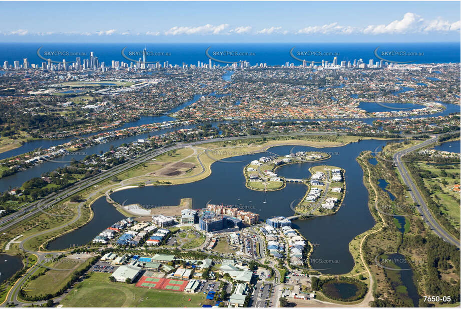 Aerial Photo Carrara QLD Aerial Photography