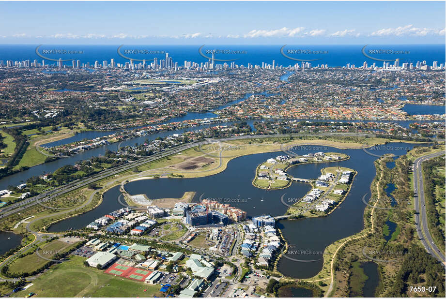 Aerial Photo Carrara QLD Aerial Photography