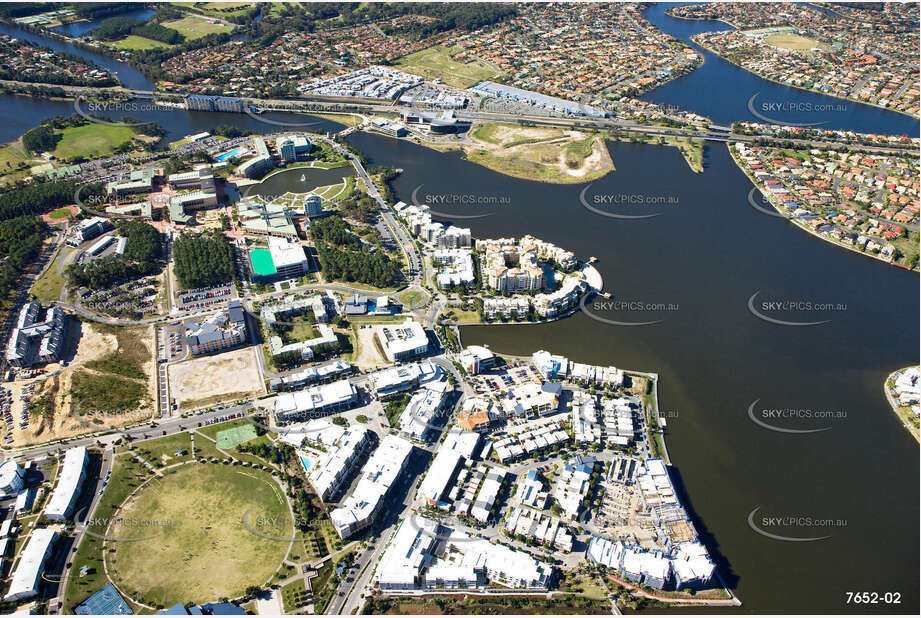 Aerial Photo Varsity Lakes QLD Aerial Photography