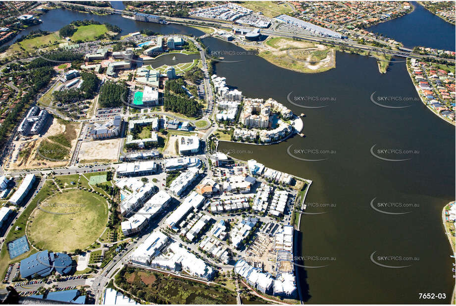 Aerial Photo Varsity Lakes QLD Aerial Photography