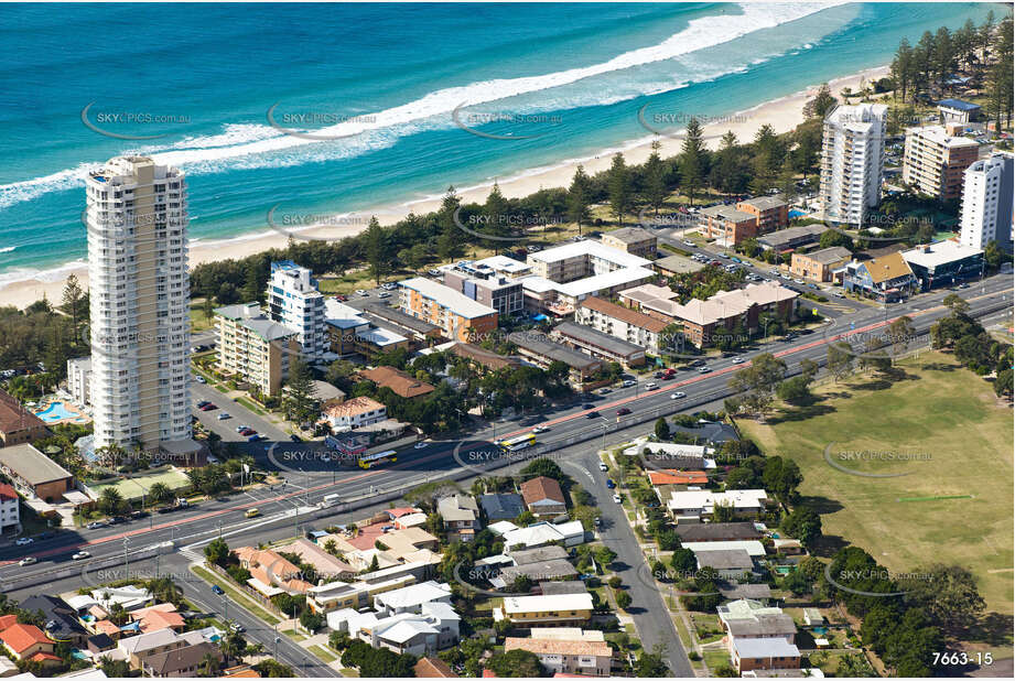 Aerial Photo Burleigh Heads QLD Aerial Photography