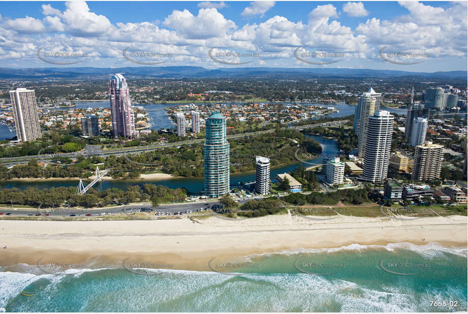 Aerial Photo Main Beach QLD Aerial Photography