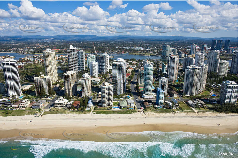 Aerial Photo Main Beach QLD Aerial Photography