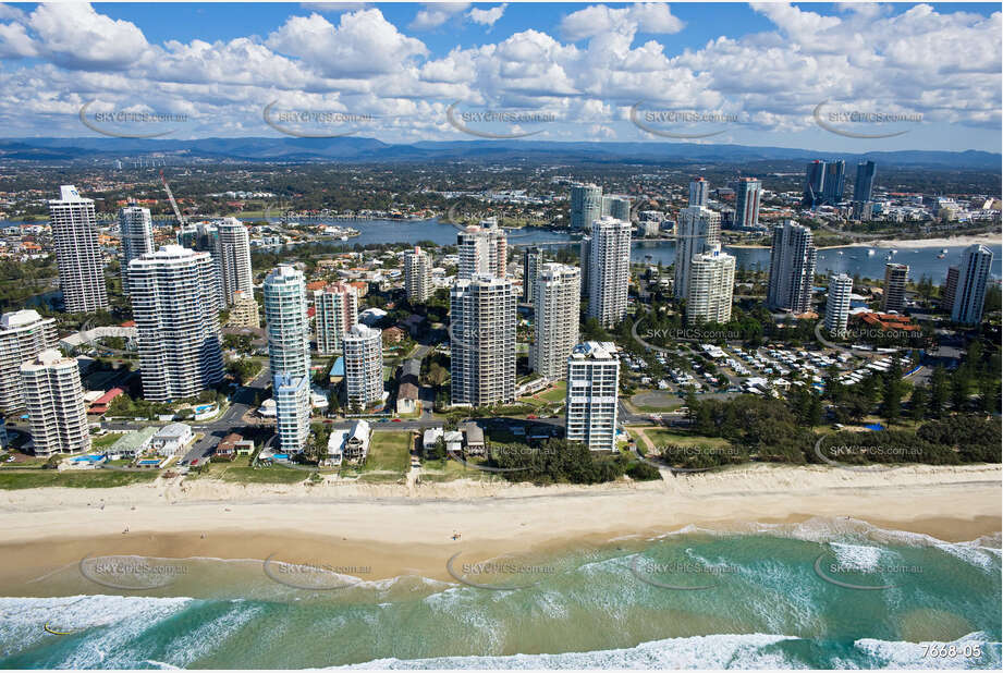 Aerial Photo Main Beach QLD Aerial Photography