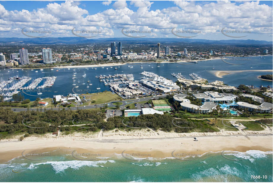 Aerial Photo Main Beach QLD Aerial Photography