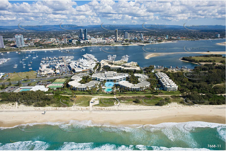 Aerial Photo Main Beach QLD Aerial Photography