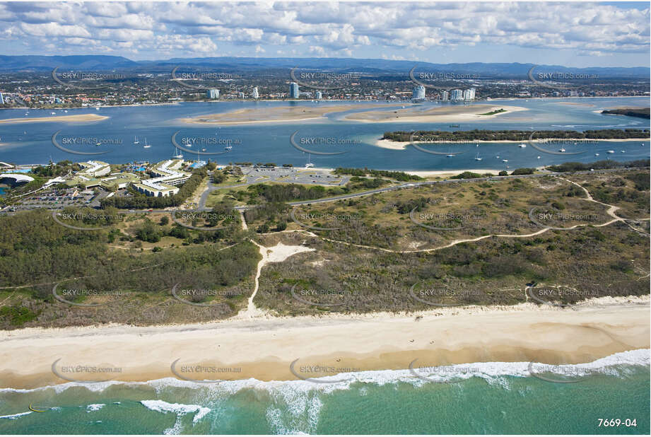 Aerial Photo The Spit QLD Aerial Photography