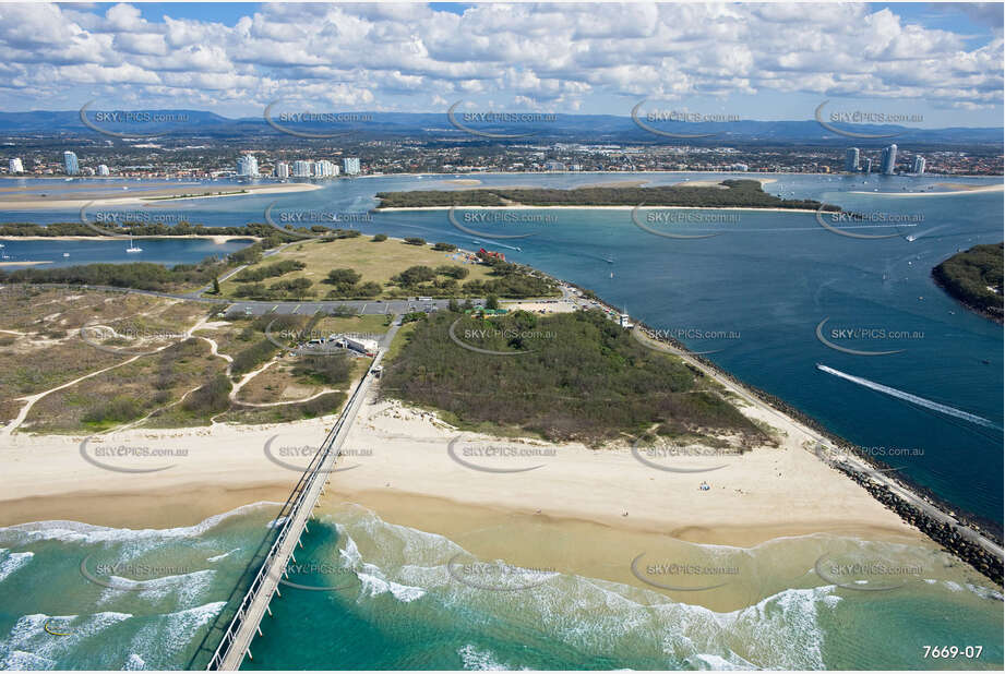 Aerial Photo The Spit QLD Aerial Photography