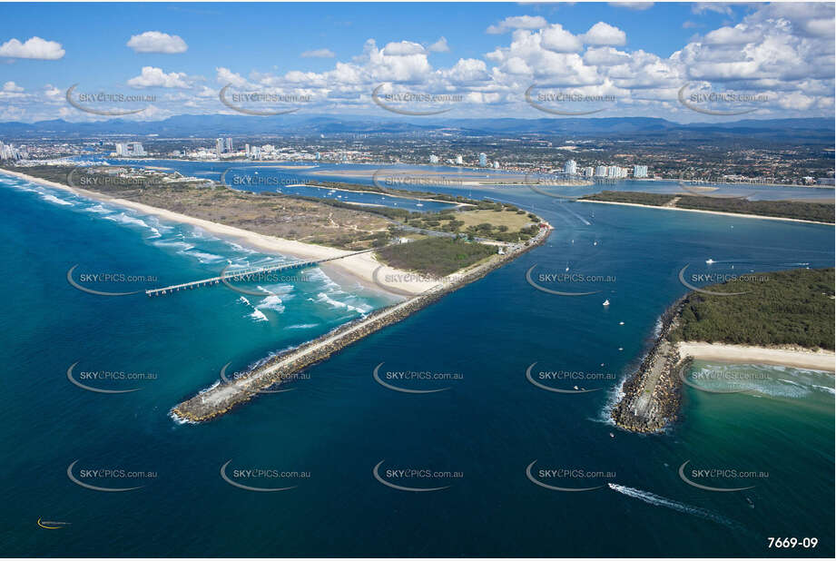 Aerial Photo The Spit QLD Aerial Photography