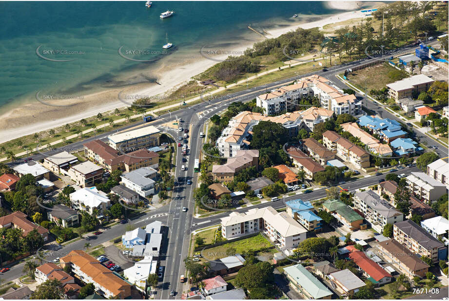 Aerial Photo Biggera Waters QLD Aerial Photography