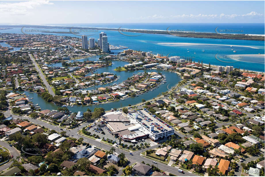 Aerial Photo Biggera Waters QLD Aerial Photography