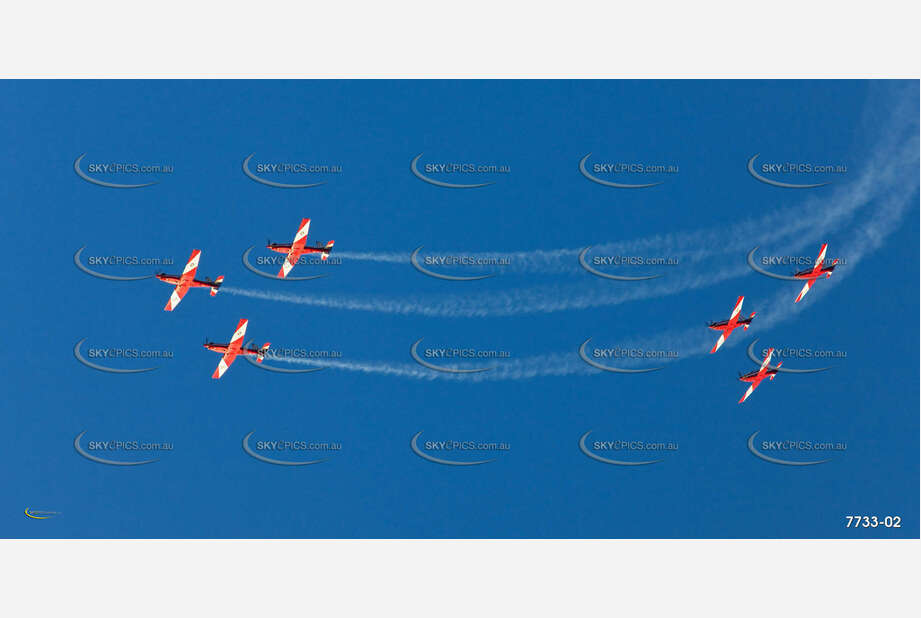 The Roulettes Aerobatic Team QLD Aerial Photography