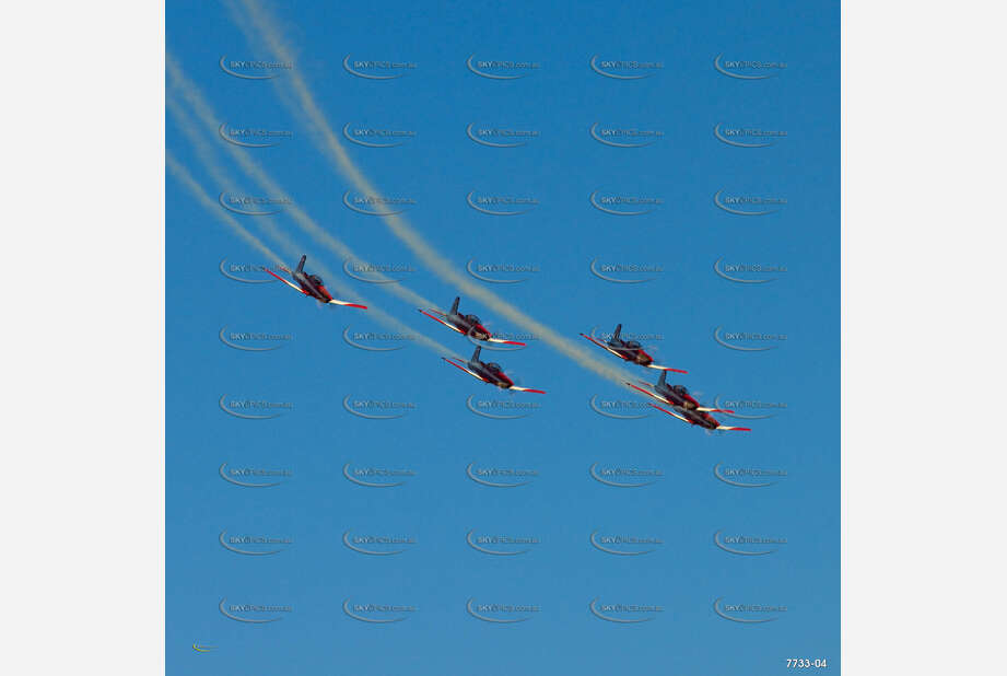 The Roulettes Aerobatic Team QLD Aerial Photography