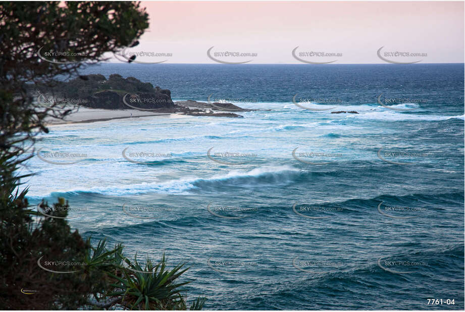 Main Beach Sunset on Stradbroke Island Aerial Photography