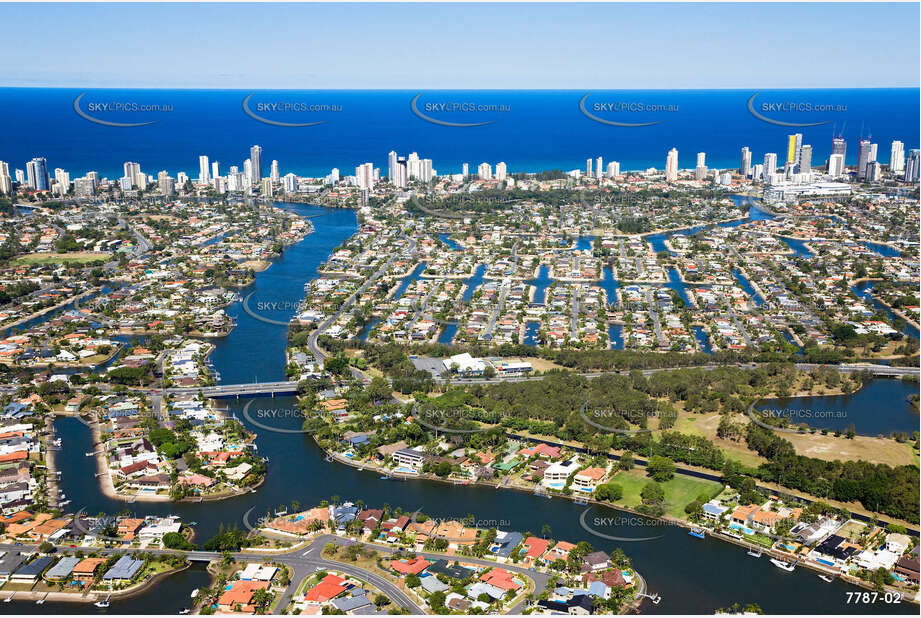 Aerial Photo Broadbeach Waters QLD Aerial Photography