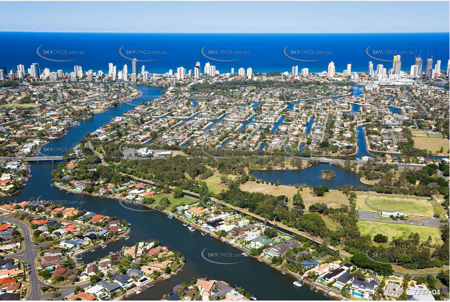 Aerial Photo Broadbeach Waters QLD Aerial Photography