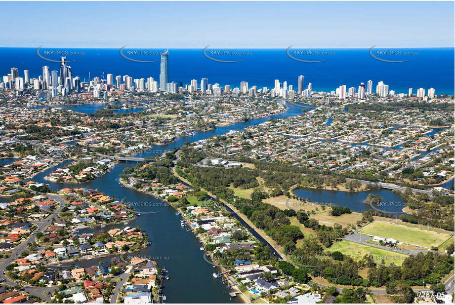 Aerial Photo Broadbeach Waters QLD Aerial Photography