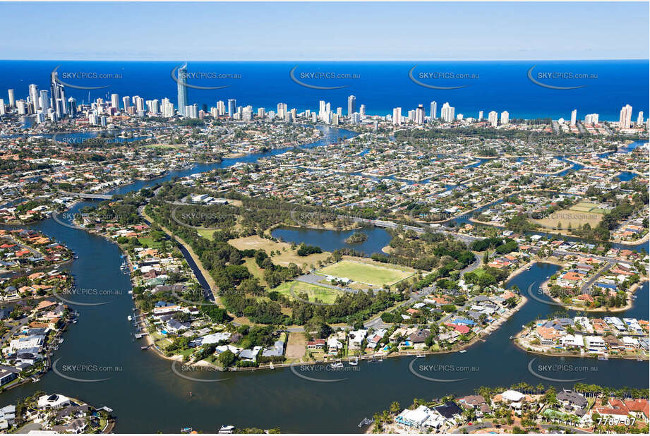 Aerial Photo Broadbeach Waters QLD Aerial Photography