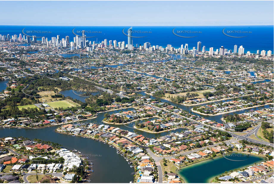 Aerial Photo Broadbeach Waters QLD Aerial Photography