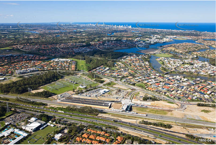 Aerial Photo Varsity Lakes QLD Aerial Photography