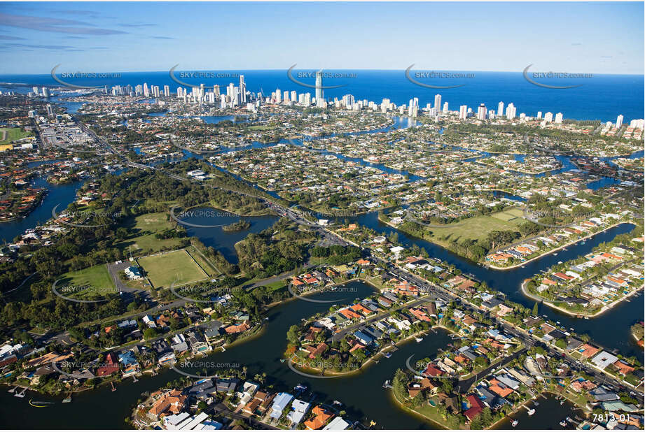 Aerial Photo Broadbeach Waters QLD Aerial Photography