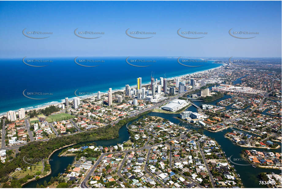 Aerial Photo Broadbeach Waters QLD Aerial Photography