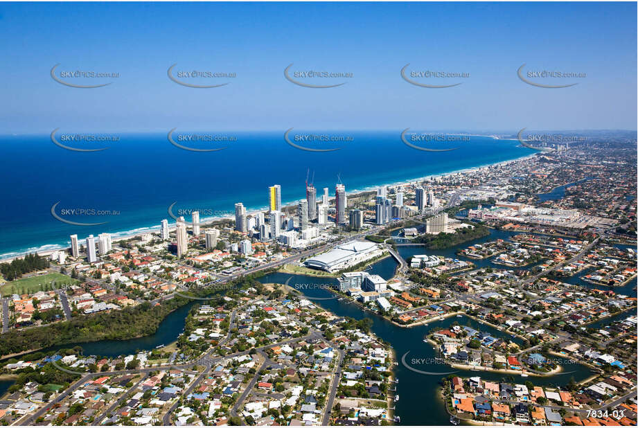 Aerial Photo Broadbeach Waters QLD Aerial Photography