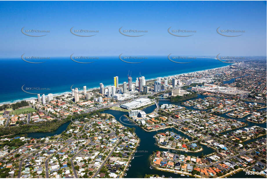 Aerial Photo Broadbeach Waters QLD Aerial Photography