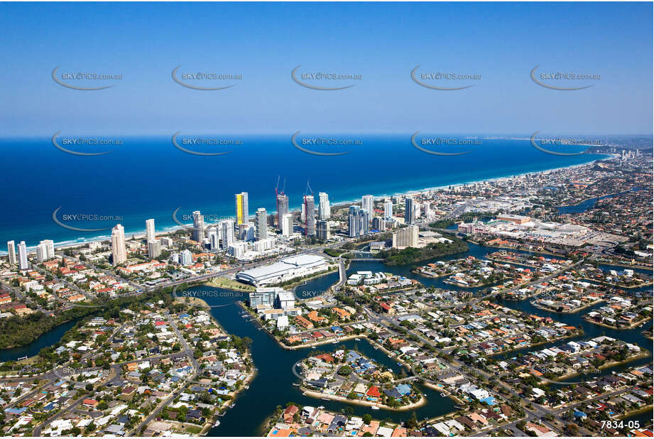 Aerial Photo Broadbeach Waters QLD Aerial Photography