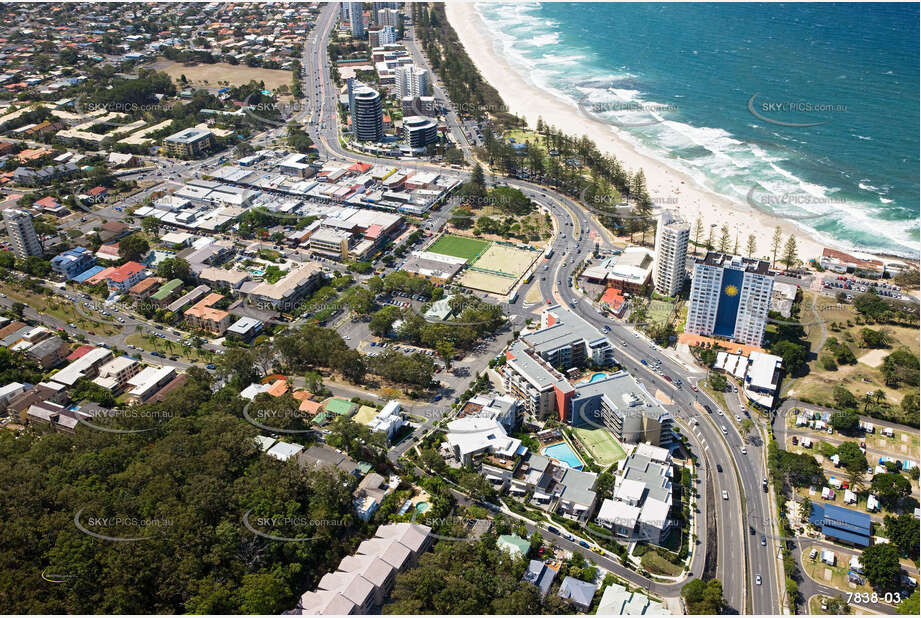 Aerial Photo Burleigh Heads QLD Aerial Photography