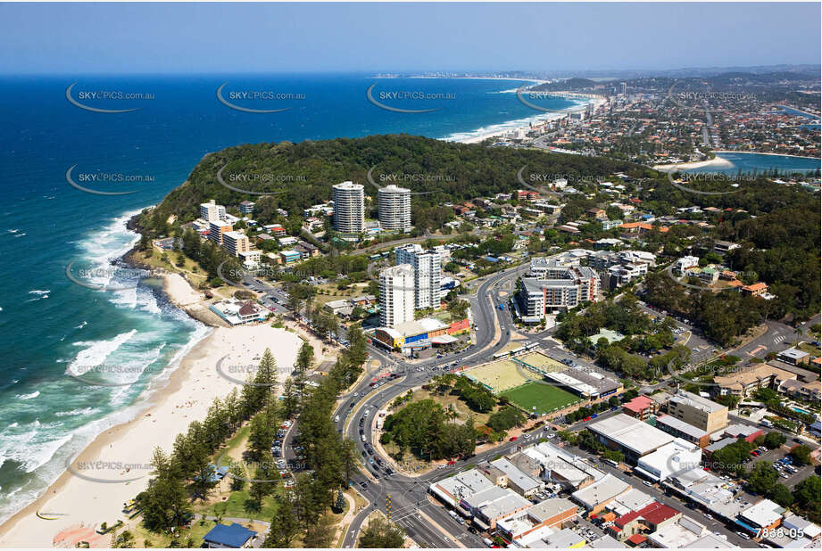 Aerial Photo Burleigh Heads QLD Aerial Photography