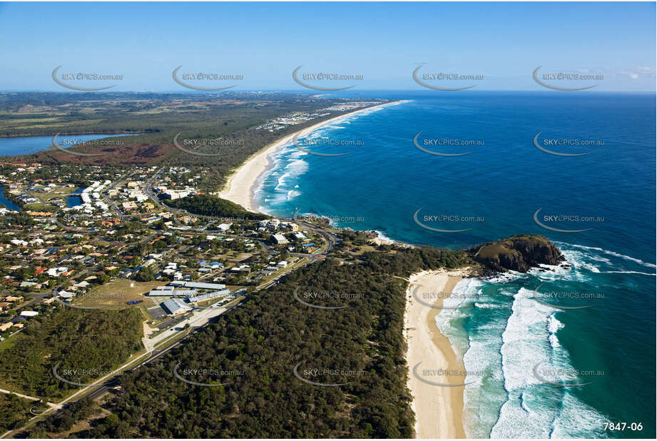 Aerial Photo Cabarita Beach / Bogangar NSW Aerial Photography