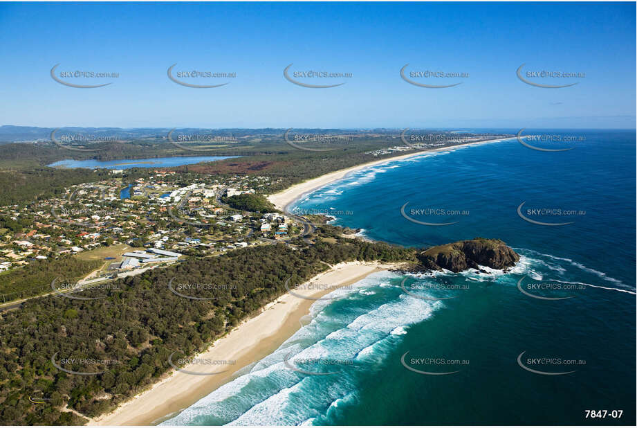 Aerial Photo Cabarita Beach / Bogangar NSW Aerial Photography