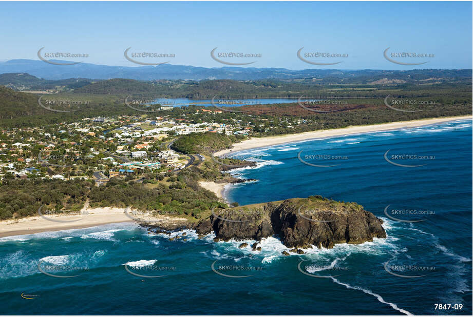 Aerial Photo Cabarita Beach / Bogangar NSW Aerial Photography