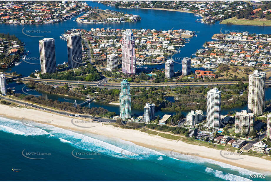 Aerial Photo Main Beach QLD Aerial Photography