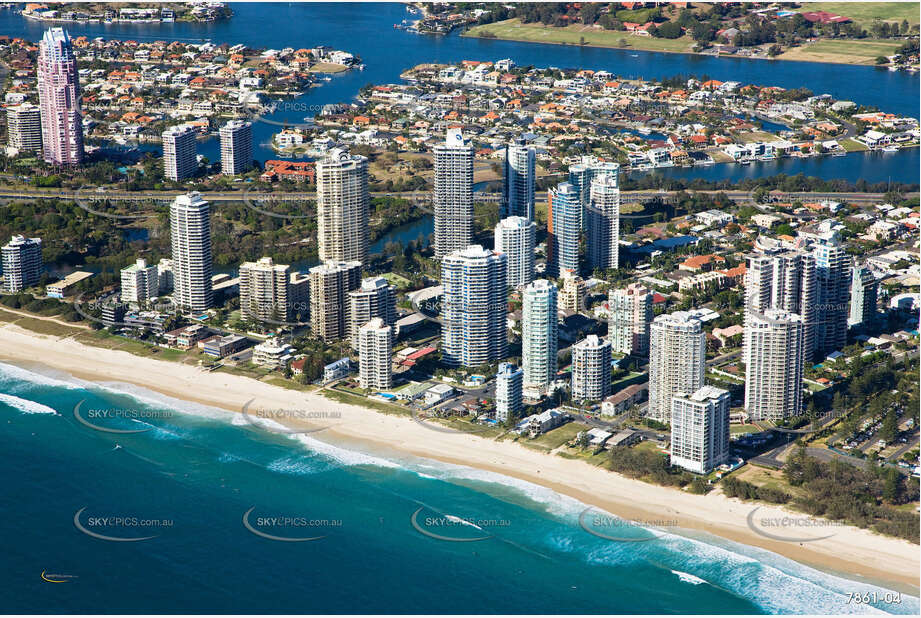 Aerial Photo Main Beach QLD Aerial Photography