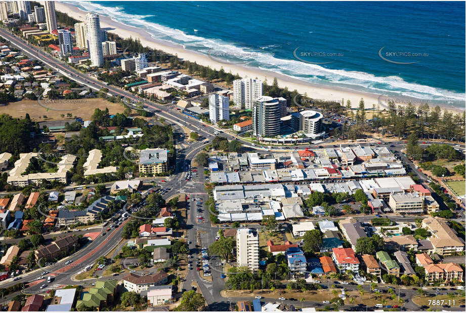 Aerial Photo Burleigh Heads QLD Aerial Photography