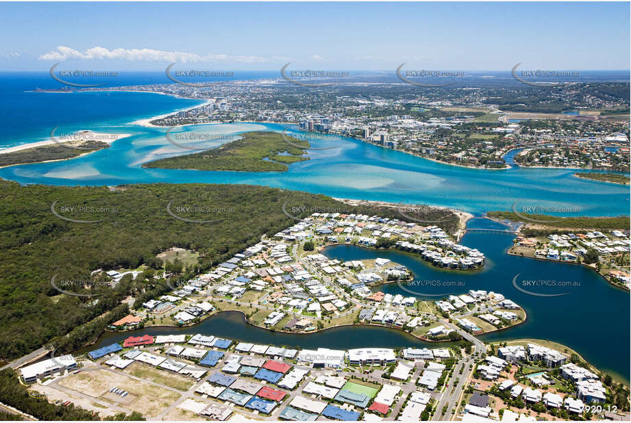 Aerial Photo Twin Waters QLD Aerial Photography