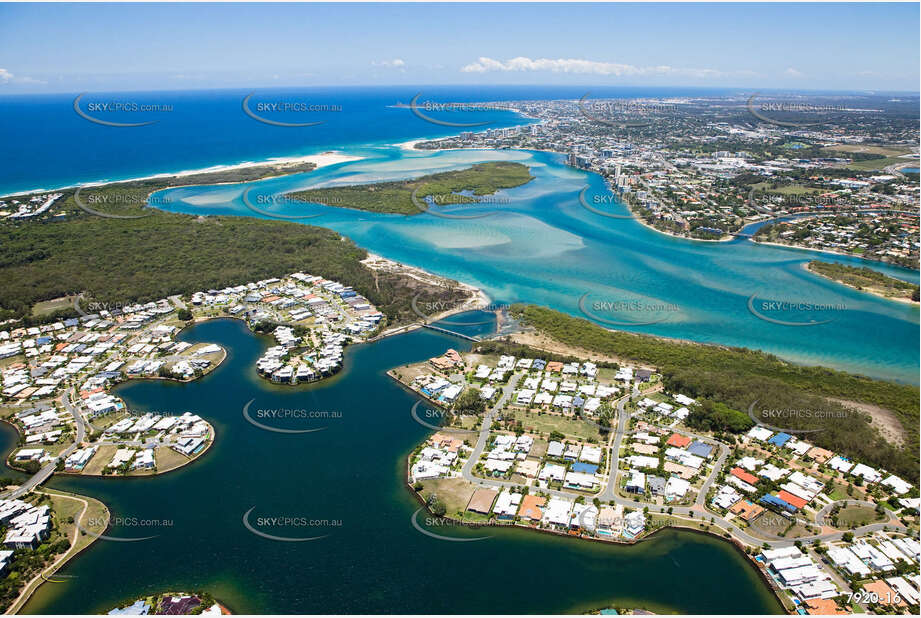 Aerial Photo Twin Waters QLD Aerial Photography